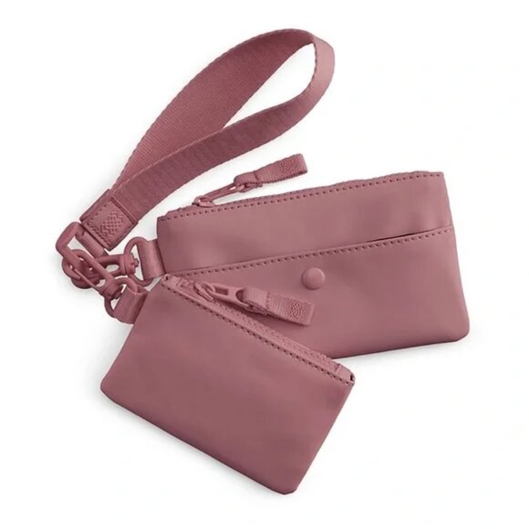 FLX Duo Webbing Wristlet Includes 2 Detachable Zippered Compartments NWT - Picture 1 of 1